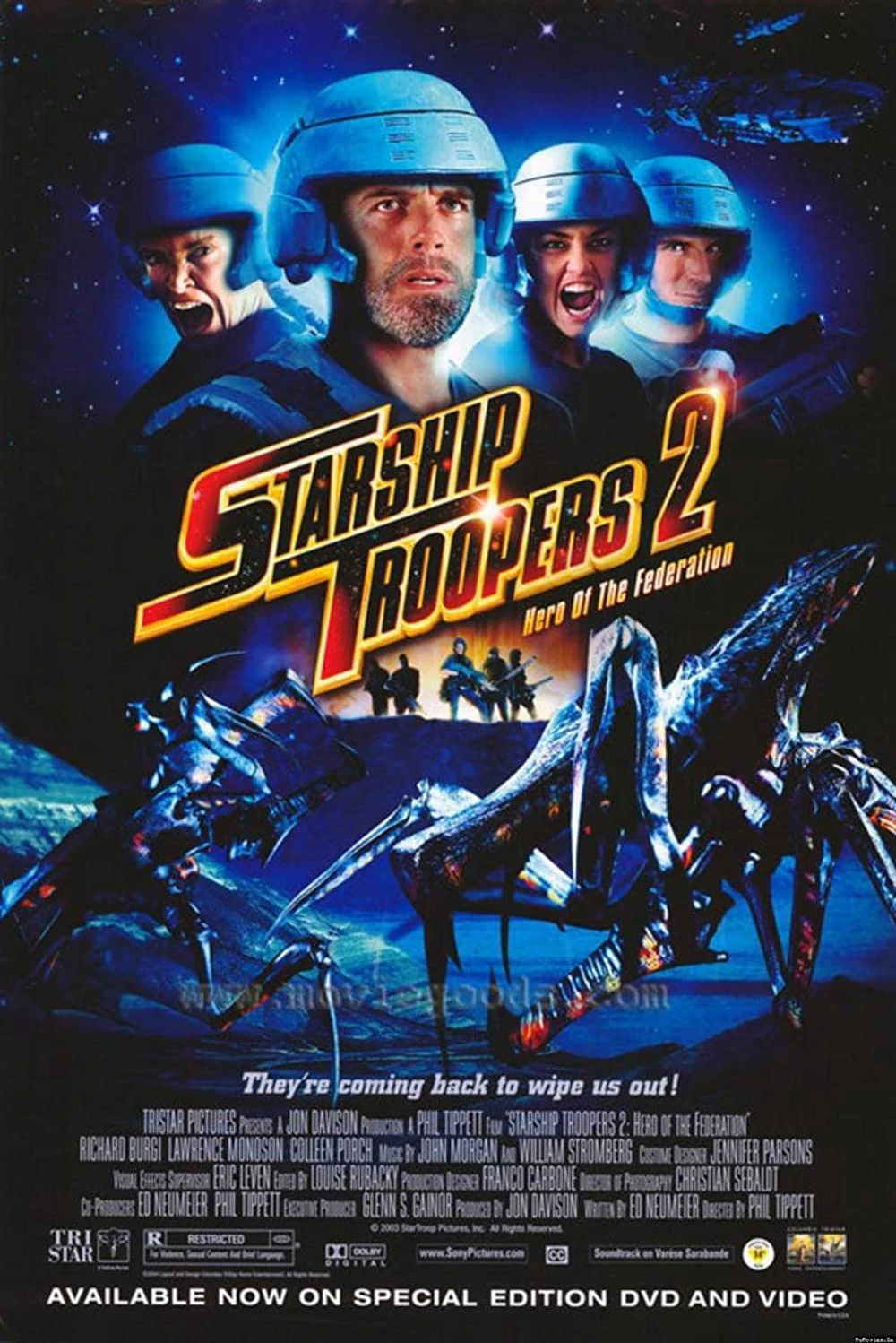 Chiến binh tàu không gian 2: Anh hùng Liên bang | Starship Troopers 2: Hero of the Federation (2004)