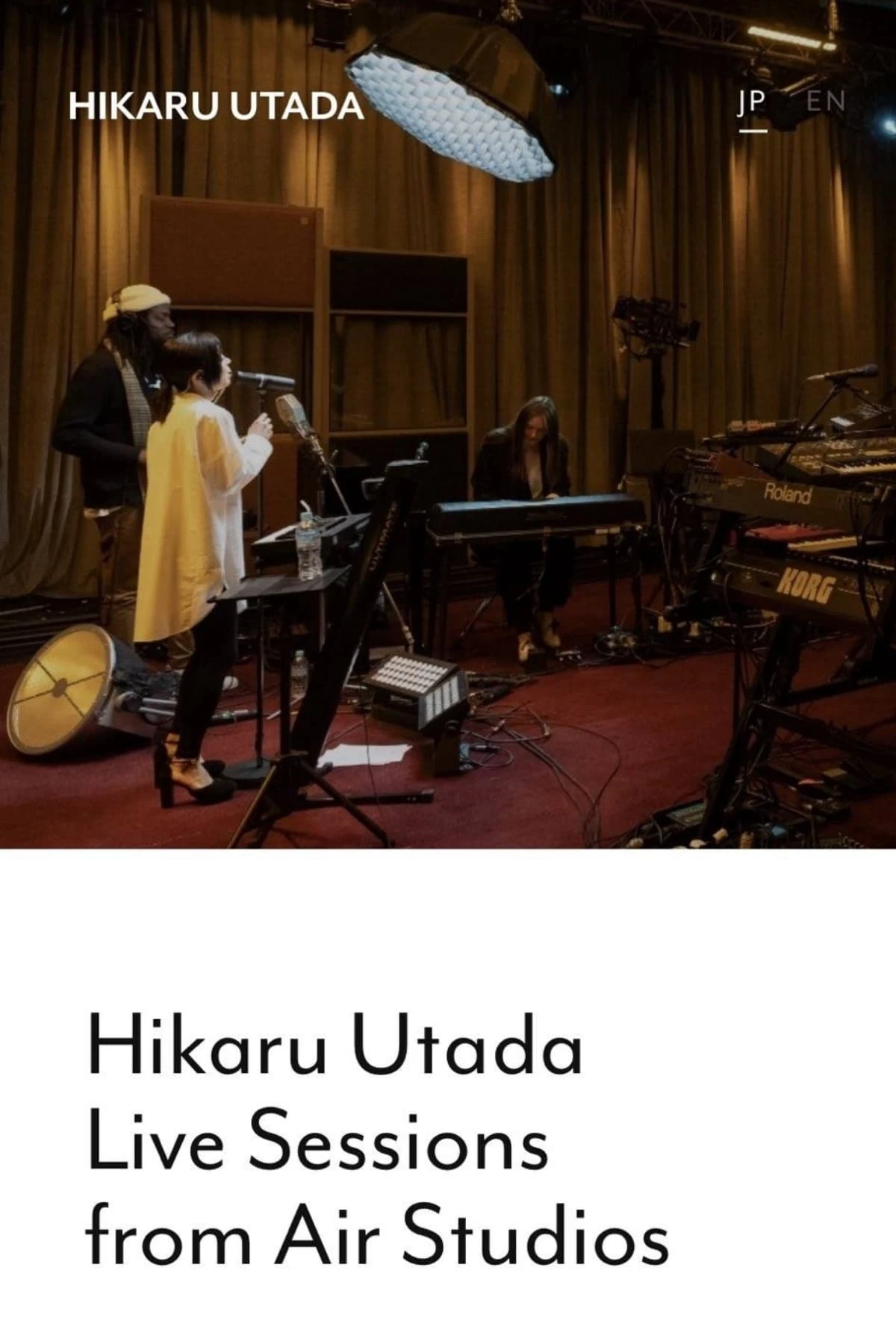 Utada Hikaru: Thu âm trực tiếp từ Air Studios | Hikaru Utada Live Sessions from AIR Studios (2022)